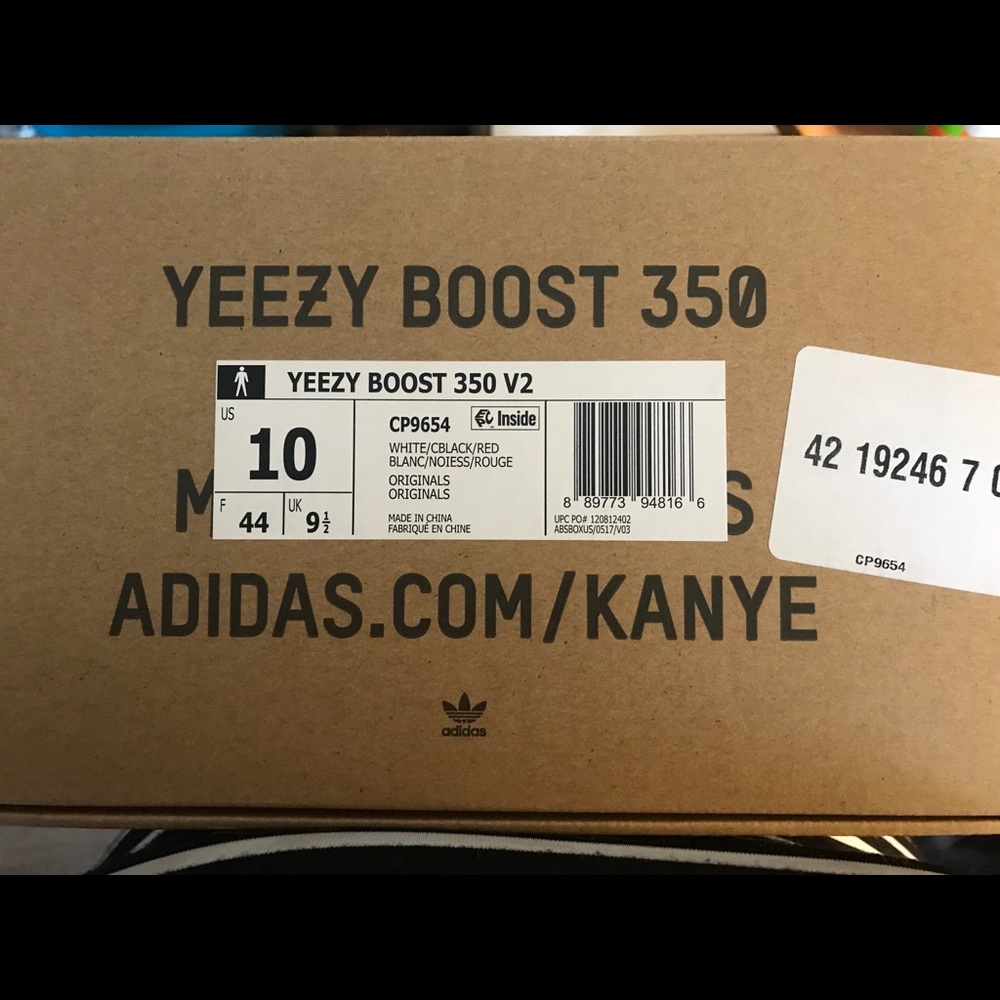 Authentic yeezy boost V2 zebra